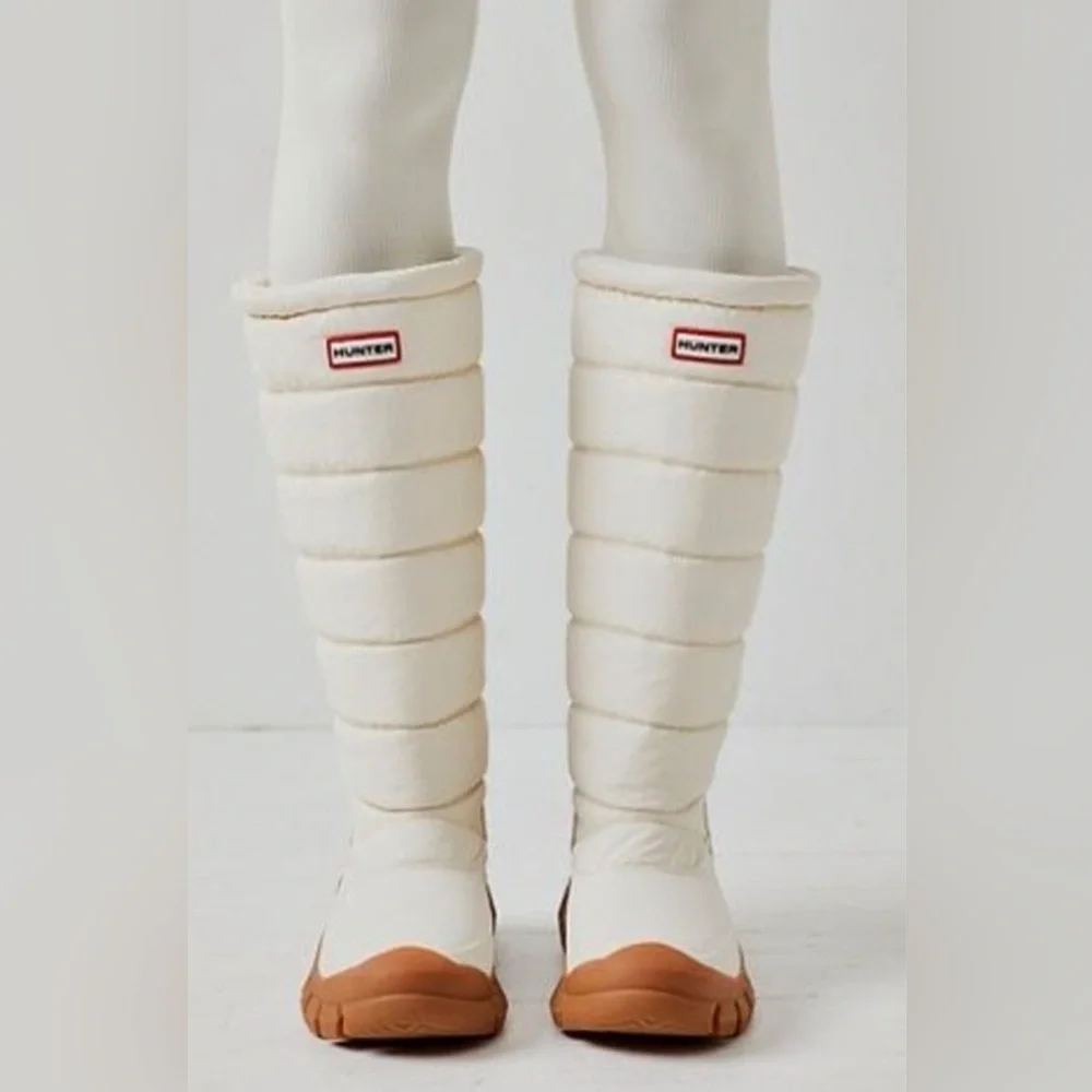 Hunter Women's Intrepid Tall Snow Boots White Size 9 NIB 👢❄️☃️🤍HOST PICK! 🌟